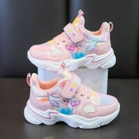 Giầy Elsa Công Chúa,Giày Thể Thao Elsa Phối lưới Thoáng Khí Sz 26-38 Cho Bé Gái 3Tuổi GH07