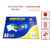 Giấy ép plastic A3 / Nhựa ép plastic A3 80mic ( hộp 100 tờ ) giấy ép giấy tờ khổ A3-VPP Bảo Nam