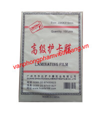 Giấy ép Plastic CP6 khổ A4 - 45 Mic (mỏng)