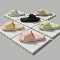 Giày EVA màu trơn Chống trượt Dép nam nữ chống thấm nước