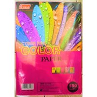 Giấy For màu dạ quang A4, Bìa màu A4 ngoại, Giấy For ngoại A4, Ram 500 tờ