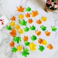 Giấy gạo nếp trang trí Bánh bướm nướng bánh✨320 Bánh trang trí 1791 Đĩa lạnh lá phong