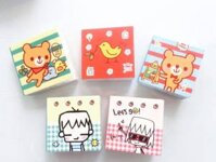 Giấy gấp hạc 4x4cm (hộp 5 tập)