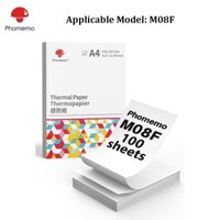 Giấy gấp in nhiệt liên tục Phomemo A4 cho máy in M08F/M832/M834/M835/P831