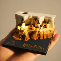 Giấy Ghi Chú Khắc Giấy Lập Thể 3D Harry Potter Giấy Ghi Chú Giấy Ghi Chú Nổi Tiếng Trên Mạng Nhật Bản Lâu Đài Hogwarts Q