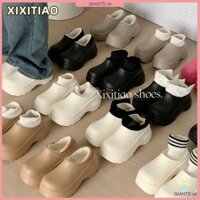 Giày Gia Đình Giày Bốt Sinh Viên Ấm Áp Phiên Bản Hàn Quốc Chống Thấm Nước