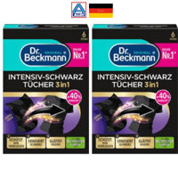 Giấy giặt đen, giấy nhuộm màu quần áo  Dr Beckmann của Đức