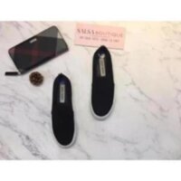 giày Giầy Slip On Steve.Madden đục lỗ 2 màu đen, xám xuất xịn P09 giày e.e