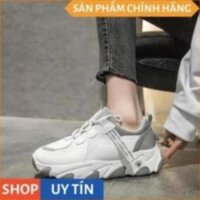 giày Giày thể thao Snaeker Nữ Đế Độn 5S- 2 Màu XANH/ XÁM Kiểu Dáng Hàn Quốc P09 giày e.e