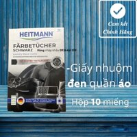 Giấy giữ màu quần áo cho đồ đen, làm mới, giữ màu đen khi giặt Heitmann Đức