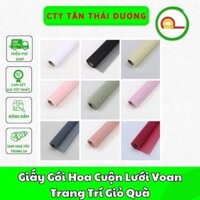 Giấy Gói Hoa Cuộn Lưới Voan Trang Trí Giỏ Quà,Bọc Giỏ Trái Cây,Phụ Kiện Gói Hoa 50cmx9m