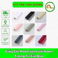 Giấy Gói Hoa Cuộn Lưới Voan Trang Trí Giỏ Quà,Bọc Giỏ Trái Cây,Phụ Kiện Gói Hoa 50cmx9m