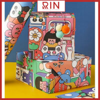 Giấy gói quà  giấy quà tặng giấy bao tập cao cấp  - Mẫu A - Màu 02