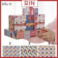 Giấy gói quà  giấy quà tặng giấy bao tập cao cấp  - Mẫu N - Màu 02