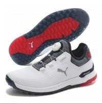 Giày golf nam Puma Proadapt Alphacat Disc 376043-03 White/Navy Blazer/Red