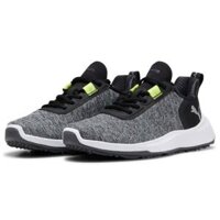 Giày golf trẻ em Fusion Crush Sport JR - Puma Black / Electric Lime 37989101 | PUMA