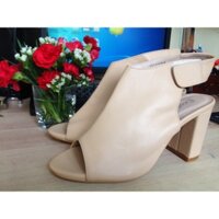 Giày gót vuông, hở mũi size 39