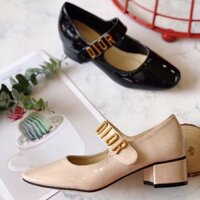 Giày gót vuông tiểu thư