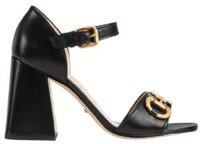 Giày Gucci Women’s Sandal with Horsebit 655411-BKO00-1000