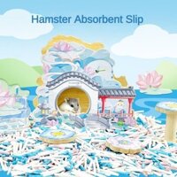 ✨✨Giấy Hamster giấy bông mùn cưa hút nước nhím Hoa Cành chuột chất liệu không bụi