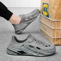 Giày hang động đáy dày nam mùa hè mặc bên ngoài không hôi chân 2025 dép lội nước mới đi biển dép nam chống trượt