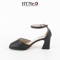 Giày hè bít mũi - Giày sandal nữ HT.NeO - quai hậu mũi tròn đơn giản, thanh lịch SDN256