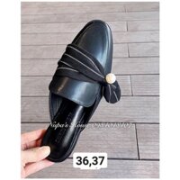 Giày hở gót đính ngọc