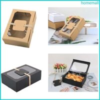 Giấy HO Hộp Làm Bánh Có Cửa Sổ Hộp Bánh Giấy Kẹo Hộp Giấy Hộp Xử Lý Giấy