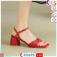 Giày Hở Mũi Đính Nơ Cao Gót 4 Phân RO693 ROSATA tại BCASHOP Duyên Dáng, Thanh Lịch Cho Nàng Công Sở