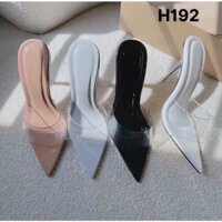 Giày hoa hậu- Guốc cao gót mũi nhọn gót nhọn quai trong hot hit 9p