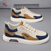 Giày học sinh nam màu trơn, Giày thể thao thời trang phiên bản Hàn Quốc, Giày thể thao thông thường hợp thời trang