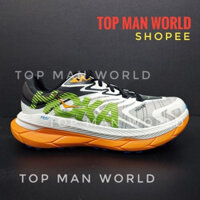 Giày HOKA TECTON X 2 cho nam / trắng Sun Flare / Giày đường mòn #   749@333
