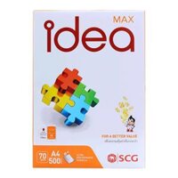 Giấy Idea A4 70Gsm Nhập Khẩu Thái Lan