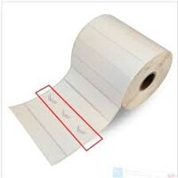 Giấy in 3 Tem 35x22mm Xương Cá ( tem niêm phong, chống bóc….)