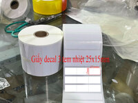 Giấy in 3 tem nhiệt 25x15mm