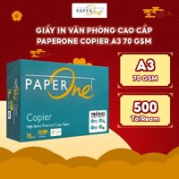 Giấy in A3 PaperOne Copier 70 gsm - Ream 500 tờ giấy khổ A3 phù hợp với máy photocopy công suất cao