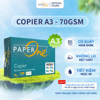 Giấy in A3 PaperOne Copier 70 gsm - Ream 500 tờ giấy khổ A3 phù hợp với máy photocopy công suất cao