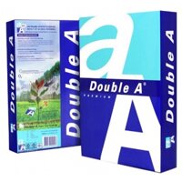 Giấy In A4 500 Tờ Double A Định Lượng 80 gsm, Giấy Photo Cứng Cáp Tiện Lợi