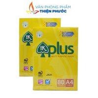 Giấy in A4 Ik Plus 80gsm dày 500 tờ [Thùng 5gram] xuất xứ Indonesia Quyết Thành Vinh