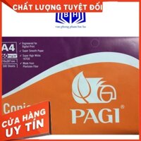 Giấy in A4 Pagi ĐL60 Giấy Đẹp Trắng Mịn Dùng Cho Văn Phòng In Ấn Photo