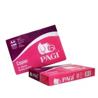 Giấy in A4 Pagi màu hồng/5 tệp
