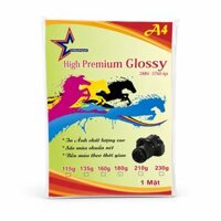 Giấy In Ảnh 1 Mặt Glossy 135gsm Khổ A4