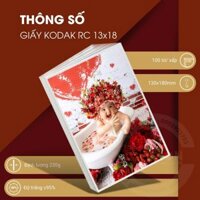Giấy in ảnh 13x18 Lụa + RC