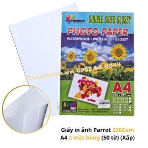 Giấy in ảnh 2 mặt A4 230gsm