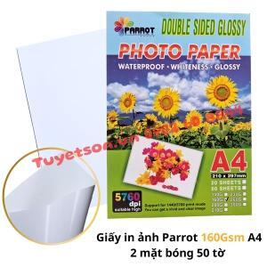 Giấy in ảnh 2 mặt bóng khổ A4 160gsm