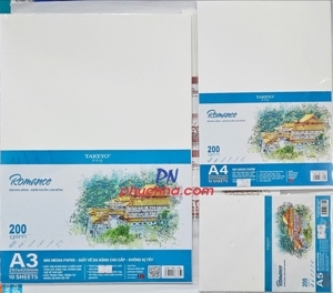 Giấy in ảnh 2 mặt định lượng 200gsm khổ A4