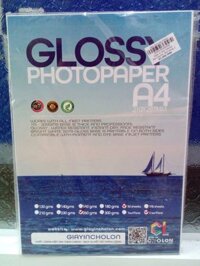 Giấy in ảnh A4 Glossy 260 bóng 2 mặt