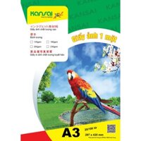 Giấy in ảnh đề can KANSAI A3 định lượng 135 gsm - KS-04