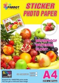 Giấy In ảnh decal A4- 135gsm 50 tờ Stick photo