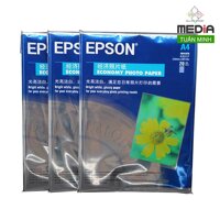 Giấy In Ảnh - Giấy In Màu EPSON Khổ A4 1 Mặt Bóng Định Lượng 230gsm Xấp 20 Tờ [bonus]